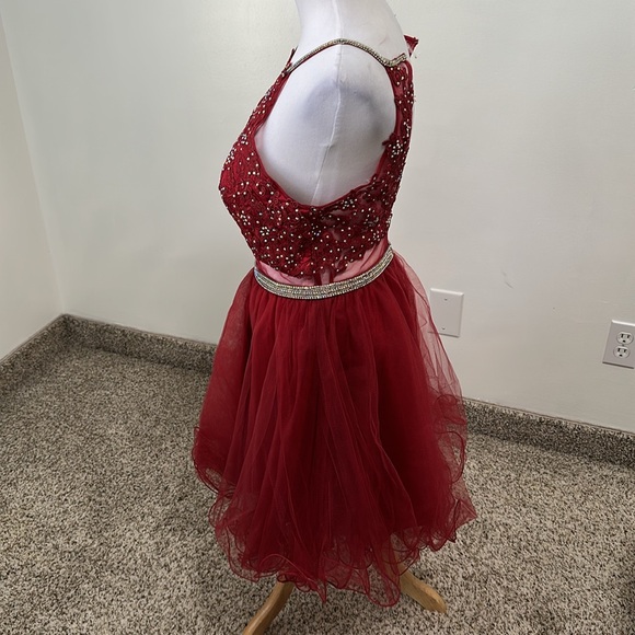 😊 Dancing Queen Rhinestone Formal Dress Prom Dress Homecoming - Picture 3 of 6